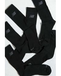 New Balance - Black Crew Socks 3-pack - Lyst