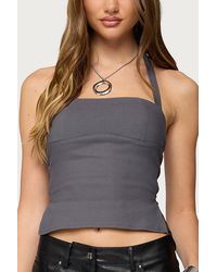 Edikted - Dara Halter Top - Lyst