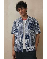 Urban Outfitters - Uo Tile Print Shirt - Lyst