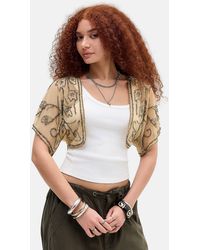 Urban Outfitters - Uo Clarissa Beaded Shrug - Lyst