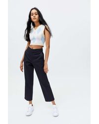 Dickies Uo Exclusive High-waisted Ankle Pant - Blue