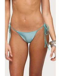 Edikted - Seffey Metallic String Bikini Bottom - Lyst
