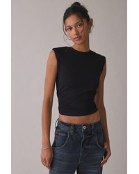 AllSaints - West Ruched Side Tank Top - Lyst
