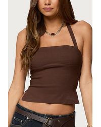 Edikted - Dara Halter Top - Lyst