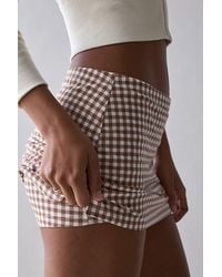 Out From Under - Bec Low-Rise Micro Mini Skort - Lyst