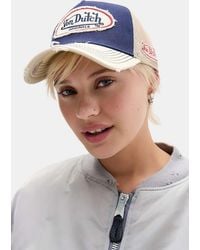 Von Dutch - Uo Exclusive Distressed Trucker Cap - Lyst