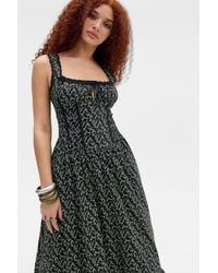 Kimchi Blue - Gabriette Drop Waist Prairie Maxi Dress - Lyst