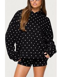 Edikted - Chelsie Polka Dot Hoodie - Lyst