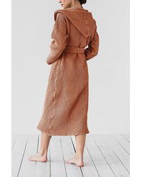 MagicLinen - Waffle Hooded Bath Robe - Lyst