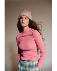 BDG Farren Turtleneck Sweater - Pink