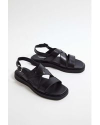 Vagabond Shoemakers - Connie Black Multi-strap Sandals - Lyst