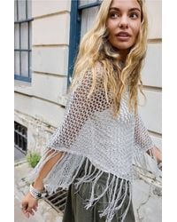 Urban Outfitters - Uo Jamie Sparkle Poncho - Lyst