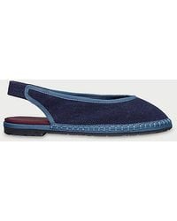 Flabelus - Narnia Slingback Linen Slipper - Lyst