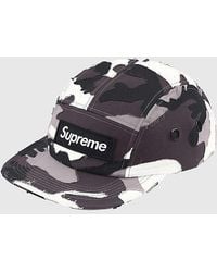 Supreme - Layered Camo Camp Cap - Lyst