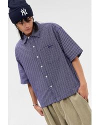 BDG - Purple Arlo Check Short Sleeve Shirt - Lyst