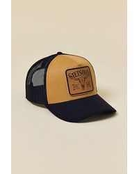 Stetson - Longhorn Patch Trucker Hat - Lyst