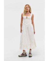 Kimchi Blue - Gabriette Drop Waist Prairie Maxi Dress - Lyst