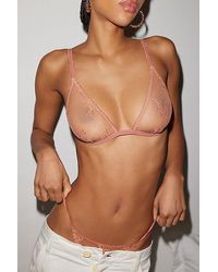 Out From Under - Miranda Firecracker Lace Triangle Bralette - Lyst