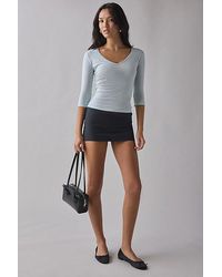 BDG - V-Neck 3/4 Sleeve Spill The Tee - Lyst