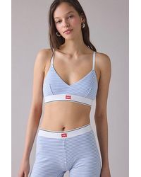 Hanes - Uo Exclusive Jersey Knit Triangle Bralette Top - Lyst