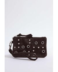Urban Outfitters - Uo Eyelet Stud Suede Purse - Lyst