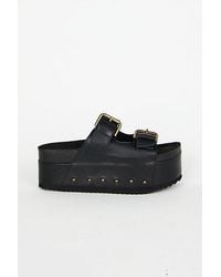 INTENTIONALLY ______ - Cooper-2 Suede Platform Sandal - Lyst