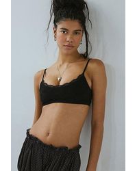 Out From Under - Layla Seamless Lace Trim Bralette - Lyst