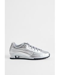 Nike - Silver Metallic Shox Z Trainers - Lyst
