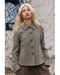 BDG - Corduroy Pea Coat Jacket - Lyst