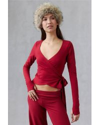 Out From Under - Bec Ballet Wrap Top - Lyst