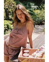 RAT BOI - Keyhole Gingham Cami - Lyst