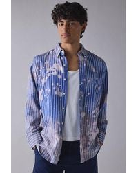 Vintage & ReMADE by UO - Remade By Uo Bleach Splatter Long Sleeve Shirt - Lyst