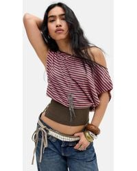 Urban Outfitters - Uo Shay Off-shoulder Button Top - Lyst