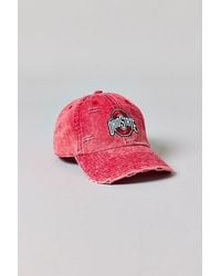 Mitchell & Ness - Ncaa Ohio State University Logo Washed Dad Hat - Lyst