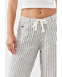 BDG - White Pinstripe Five-pocket Linen Pants - Lyst