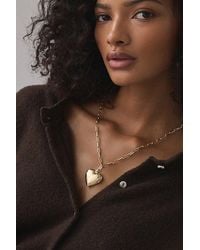 Urban Outfitters - Ursa Heart Locket Pendant Necklace - Lyst