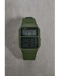 G-Shock Retro-armbanduhr ca-53wf-3bef mit taschenrechner - Grün
