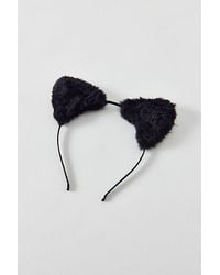 Urban Outfitters - Faux Fur Cat Ears Headband - Lyst