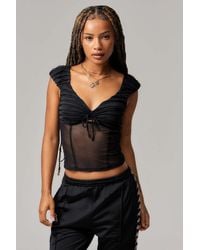 Kimchi Blue - Dalilah Mesh Blouse - Lyst