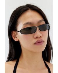 Urban Outfitters - '90S Curved Rimless Shield Sunglasses - Lyst