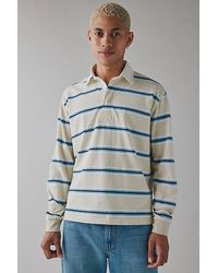 Urban Outfitters - Uo Striped Long Sleeve Rugby Tee - Lyst