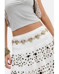 Urban Outfitters - Uo Chunky Heart Chain Belt - Lyst