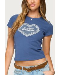 Edikted - Sweet Dreams T-Shirt Top - Lyst