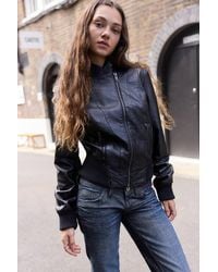 BDG - Murphy Asymmetric Faux Leather Jacket - Lyst