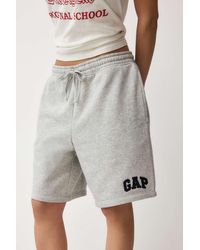 Gap - Grey Heritage Logo Shorts - Lyst
