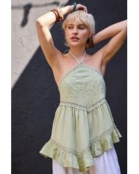 Kimchi Blue - Lauri Asymmetric Halter Tunic Top - Lyst