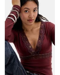 Kimchi Blue - Mary Woven Blouse - Lyst