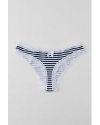 Out From Under - Noelle Lace-Trim Tanga - Lyst