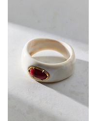 Urban Outfitters - Stone Inset Resin Bangle Bracelet - Lyst