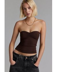 BDG - Carla Sweetheart Neckline Ribbed Knit Tube Top - Lyst